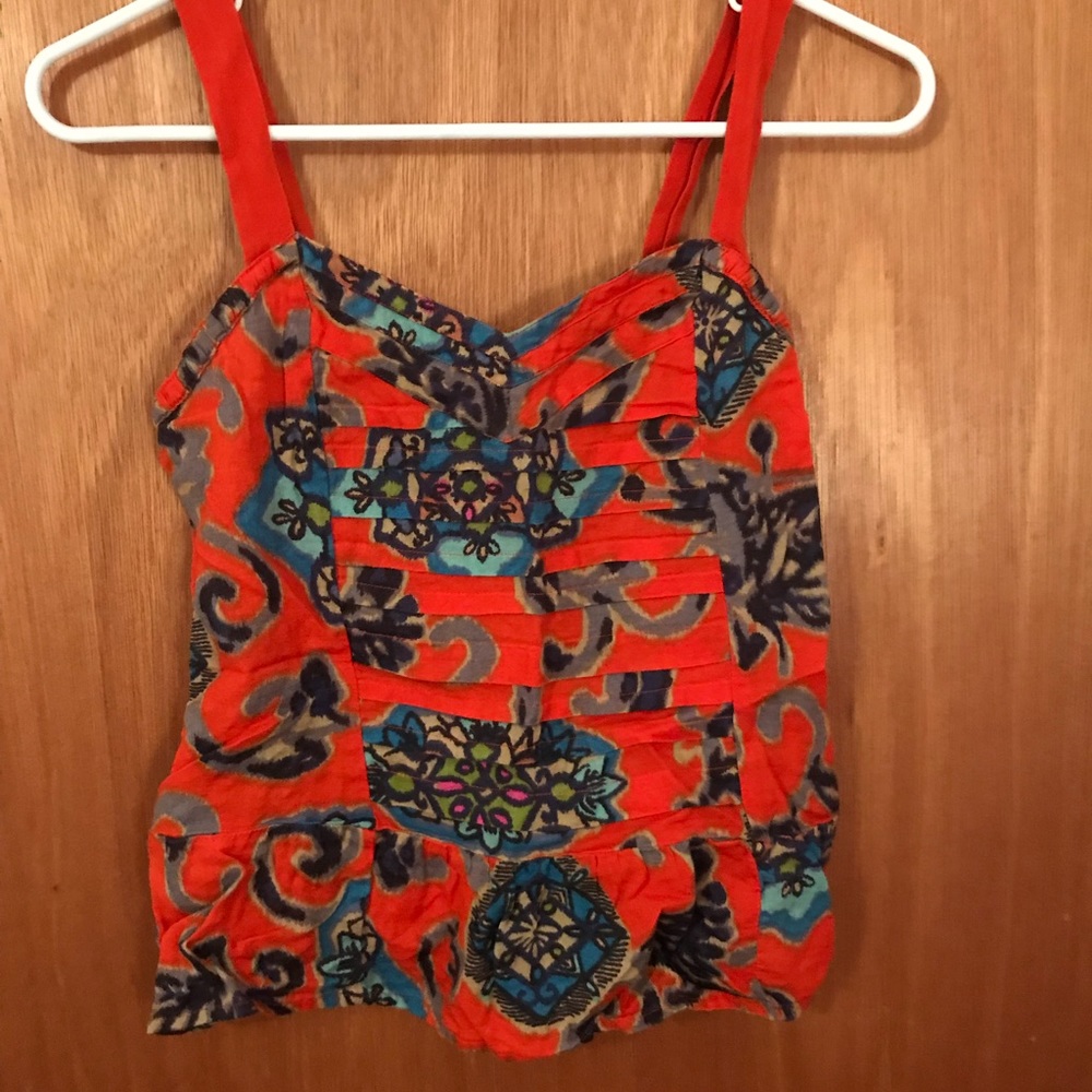 Orange Structured Tank
